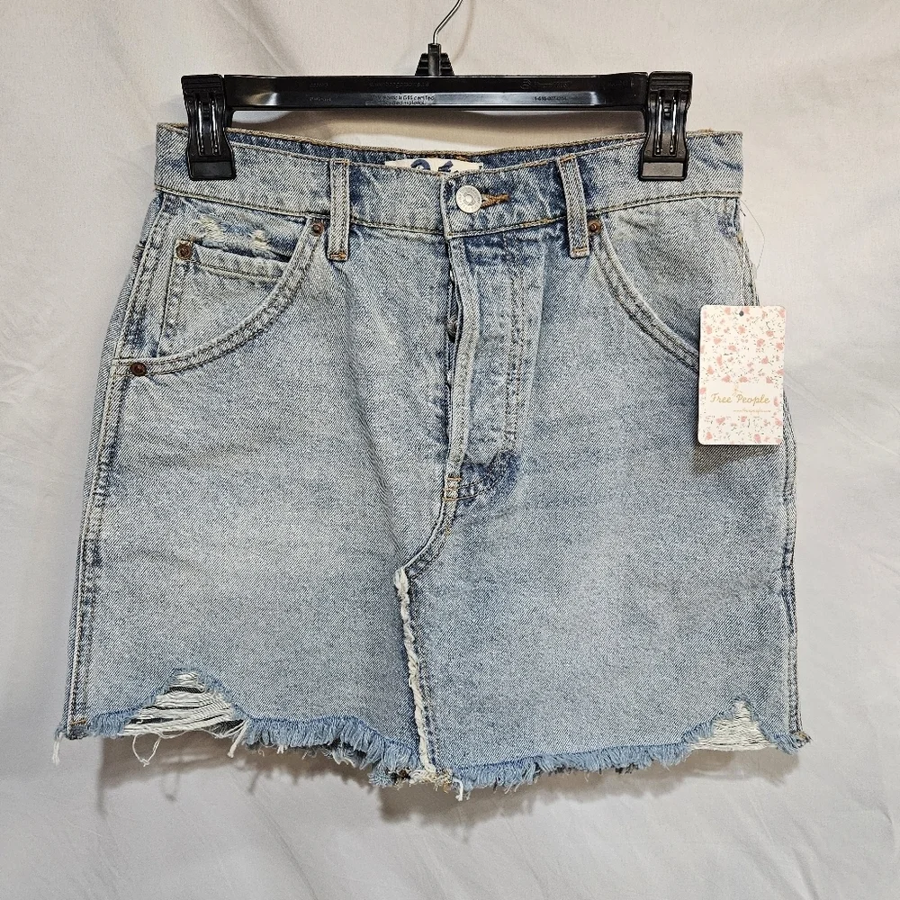 NWT Free people we the free Denim Skirt size 26
